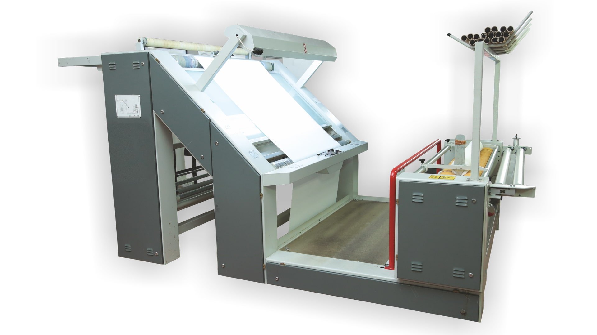 Fabric Control and Roll Wrapping Machine