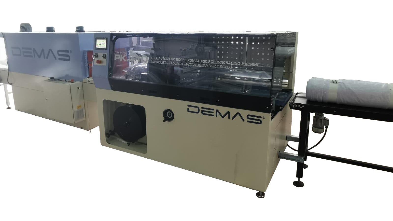 Full Automatic Book Form Fabric Roll Packaging Machine